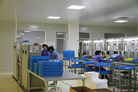 Solenoid valve production line